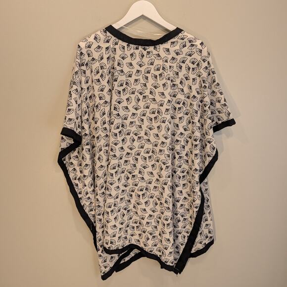 Karl Lagerfeld Kimono Coverup Shawl Layer Pool Beach Brunch Travel - Size OS - Picture 3 of 6